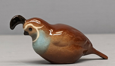 HTF Retired Hagen Renaker Quail with Topknot