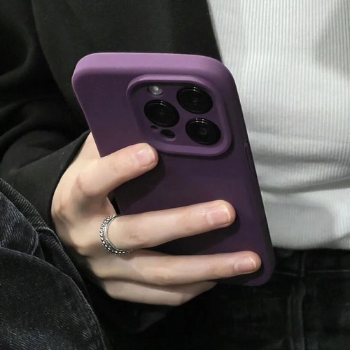For iPhone 14 11 13 12 15 Pro Max Full Cover Luxury Original Silicone Phone Case - Picture 25 of 39