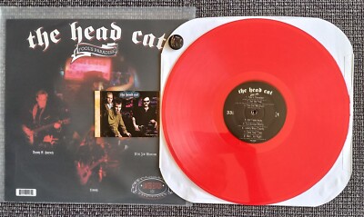 The Head Cat Fools Paradise Ltd.500 Clear Red Vinyl LP CLP 2426 First Motörhead 