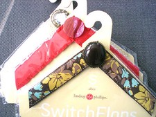 Lot of 3 LINDSAY PHILLIPS SWITCHFLOP STRAPS Size S, Ursula, Tammy, and Alice