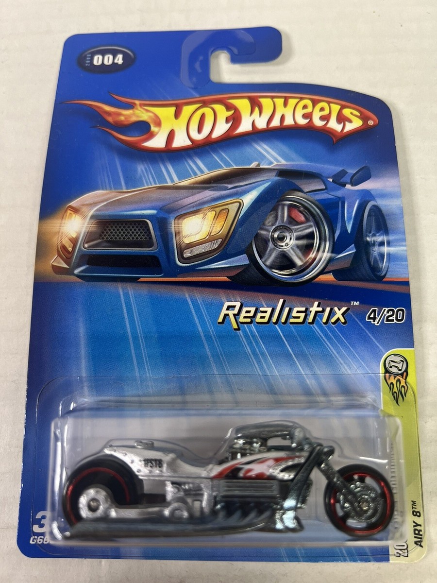 Hot Wheels Realistix 2005 First Editions Airy 8 Motorcycle Bike 4