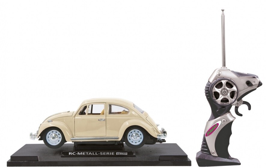 JAMARA - Radiocomandato VW Beetle Cream White - 1/18 - JAM405111