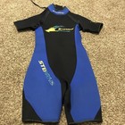 Stearns Women's S Black Blue Short Sleeve Shorty Neoprene Wet Suit