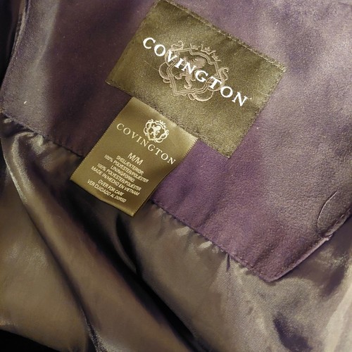 CHAQUETA DE GOLF COVINGTON NEGRA MICROFIBRA POLIÉSTER INFORMAL CREMALLERA COMPLETA PARA HOMBRE TALLA M - Imagen 4 de 6