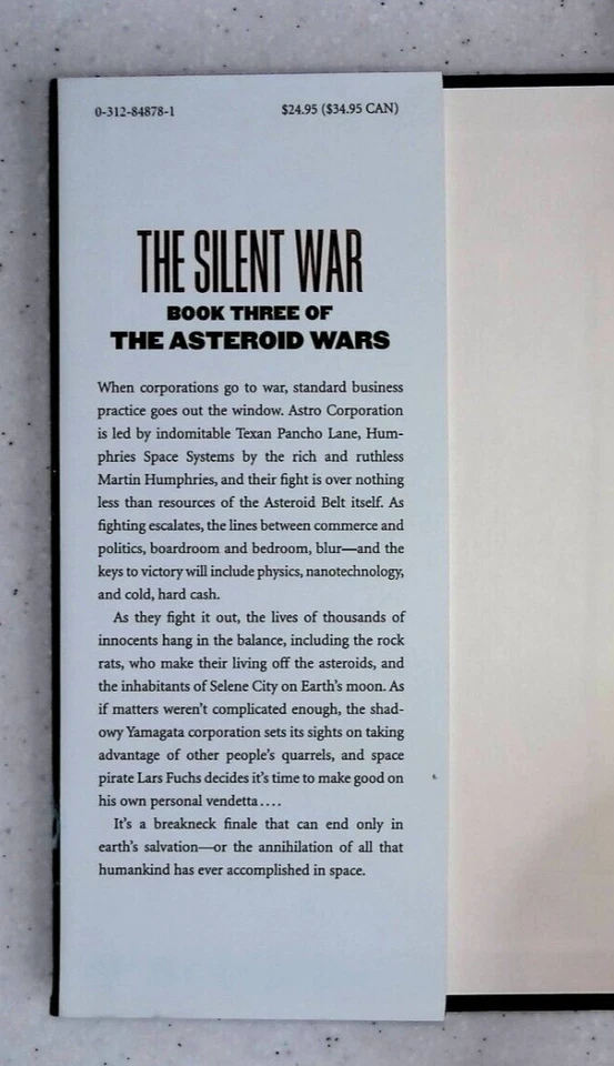 The Silent War by Ben Bova, Asteroid Wars, Signed, 1st Edition, Hardcover, 2004 - Image 2 of 4