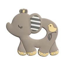 Douglas Toys Joey Elephant Silicone Teether, 4"