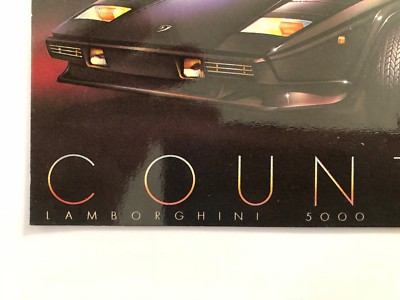 L.p ❣️❣️❣️ 様✨5本【822】アンティーク　ベッチー40本　おまとめ LAMBORGHINI COUNTACH,BY PATRIGNANI,RARE AUTHENTIC 1980's POSTCARD