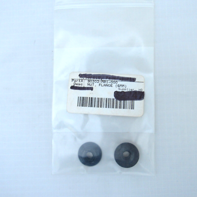 H Honda OEM 6mm Flange Nuts 90303-MR1-000 Set of 2 | eBay