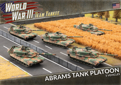 Team Yankee USA M1A1 Abrams Tank Platoon (2020) (TUBX18)
