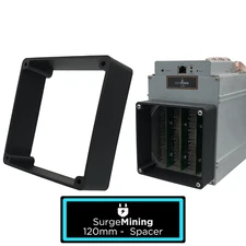 120mm Spacer - Inline Fan Delete Intake Exhaust Silencer Crypto ASIC Miner S9 L3