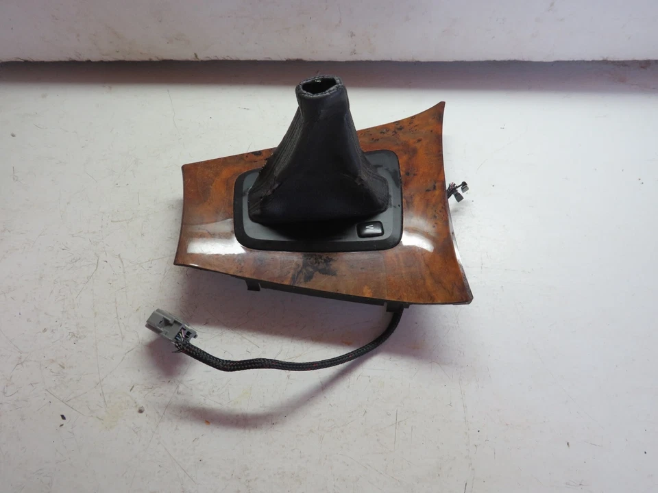 Volvo S60 2005 05 palanca de cambios bisel moldura con maletero grano de madera Foto 4 de 4