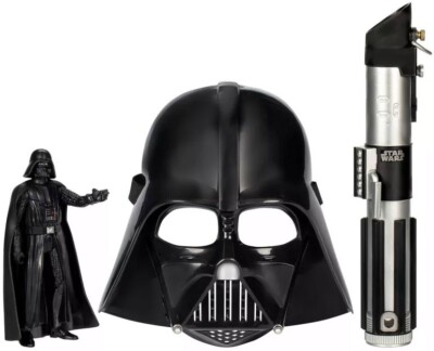 Star Wars Dark Side Set [Action Figure, Mask & Lightsaber] | eBay