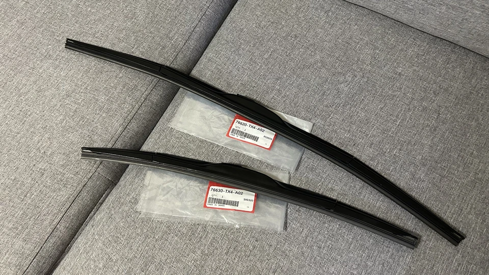 Par genuino de limpiaparabrisas delantero para Acura RDX serie completa 2013-2018 Foto 3 de 3