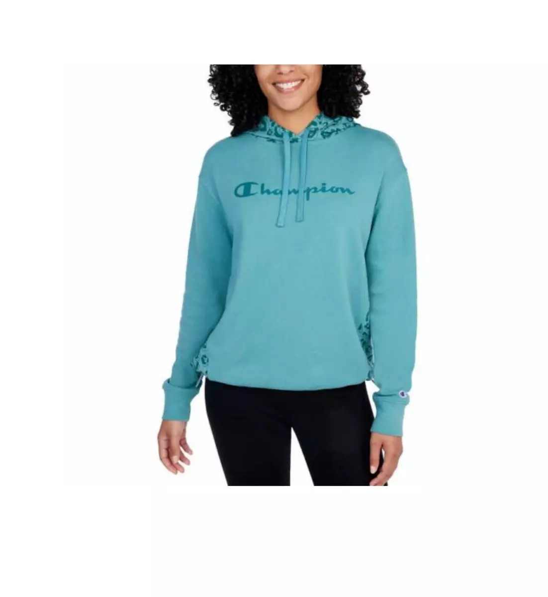 Aqua blue 2025 champion hoodie