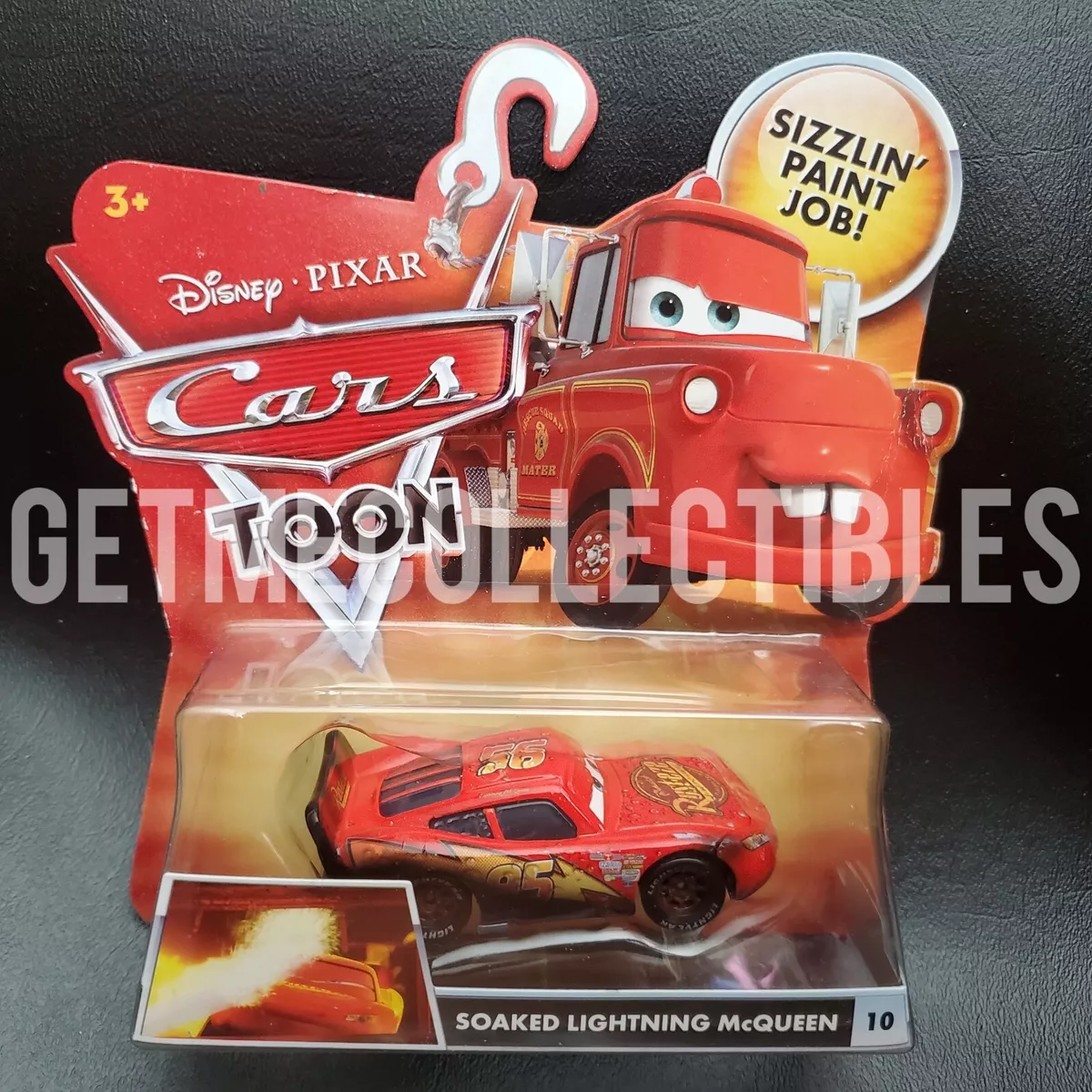 DISNEY PIXAR CARS LOOSE WET LIGHTNING MCQUEEN SAVE 6% GMC 8