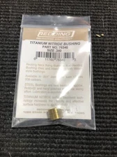 76340 REDDING TITANIUM NITRIDE .340 NECK SIZE BUSHING - BRAND NEW
