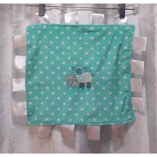 BRIGHT STARTS Cuddle TAGGIES Blankie Baa Baa Sheep BABY Security BLANKET