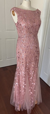 Formal Mother of the Bride Dress Size 6 Dusty Rose Evening Gown Mother of Groom