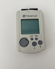 Sega Dreamcast Visual Memory Unit VMU HKT-7000 Card light gray white
