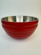 Vollrath 18-8 Stainless Steel 3.4Qt Double-Wall Round Beehive Serving Bowl 46591