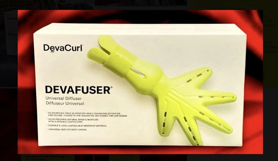 DevaCurl DevaFuser Attachment  Universal Curly Hair Dryer Diffuser for All Curls - Image 2 of 4