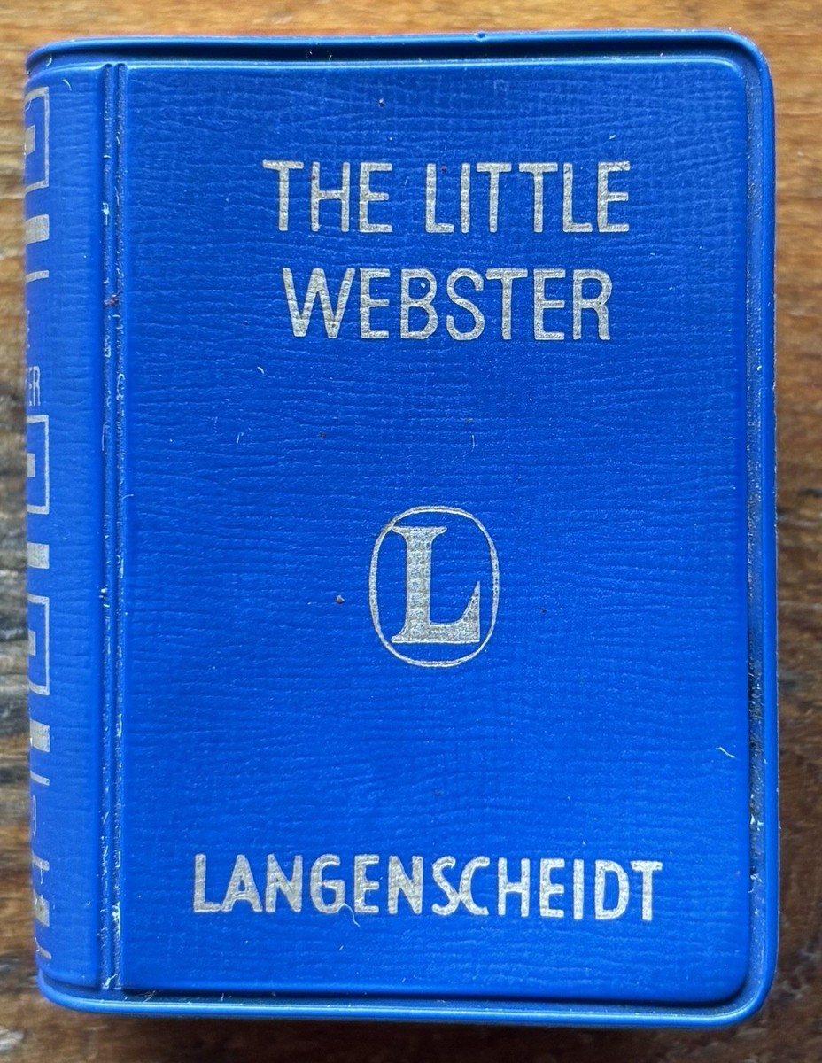 1957 Vintage Miniature Langenscheidt “The Little Webster