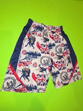 FLOW SOCIETY Lacrosse Shorts Youth Small Boys Gaming LONDON VOLLEYBALL
