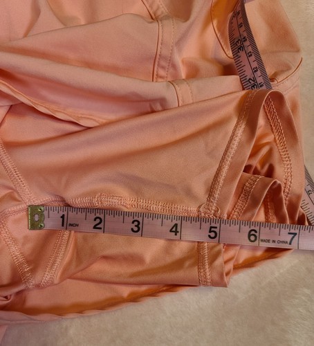 Avia Athletic Shorts Womens Medium Peach Running Lined Elastic Waist - Picture 11 of 12
