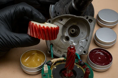 MOBIL GREASE 28 & LIQUI MOLY Schmiermittel Set Wartung von E-Bike Motoren, passt für Bafang Bosch, Yamaha