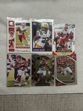 clyde edwards helaire 6 rookie card lot chiefs saints select 2020-21 lsu rc