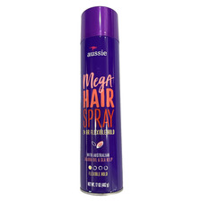 Aussie Mega Hair Spray 24 Hr Flex Hold 17 oz w/ Australian Jojoba Oil Sea Kelp