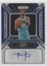 2023 Panini Prizm Sensational Signatures Blue 21/49 James Nnaji #SS-JN Auto 8d9