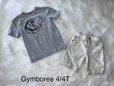 Gymboree Mix Match Tee 4 Gymboree Jump into Summer Denim Shorts 4T