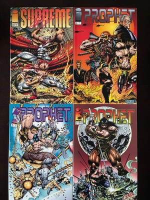 Supreme #25 (Signed by Stephen Platt), Prophet #5, 6, 7 - Image Comics 1994