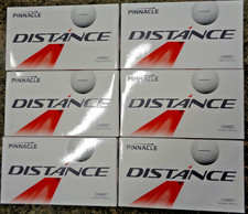 NEW SIX 6 15-PACK 90 BALLS TITLEIST PINNACLE GOLF BALLS, NO LOGOS, WHITE