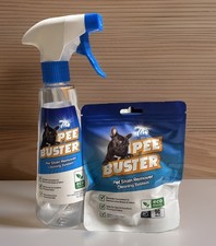 The Pee buster Pet Stain  Odor Remover - Cleaning Spray for Dog and Cat Urine