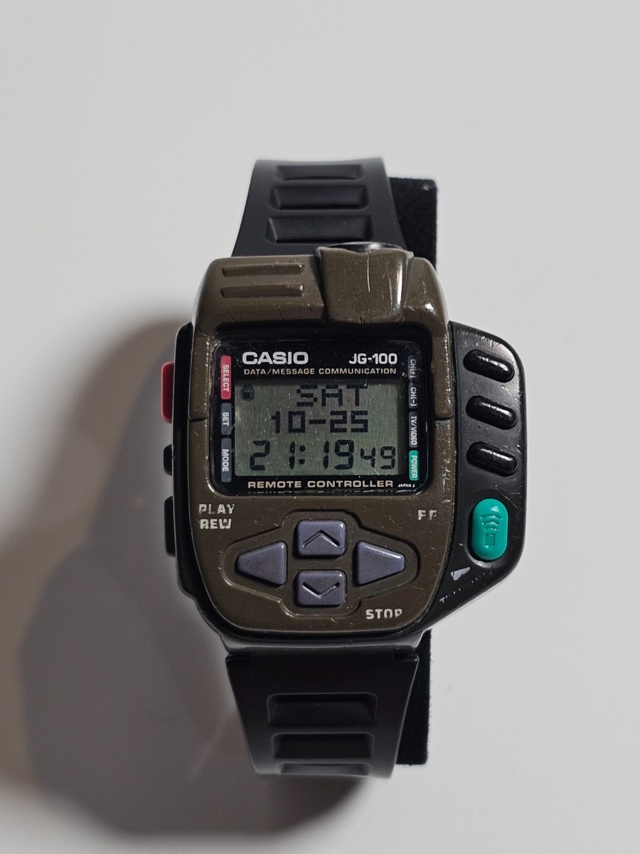 CASIO JG-100 Cyber Cross Remote Japanese Digital Game Watch Rare