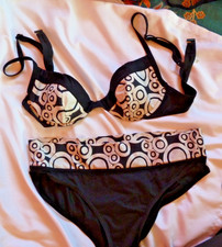 RASUREL SCHÖNER BIKINI 2TEILER GR S M PEOPLE SCHWARZ