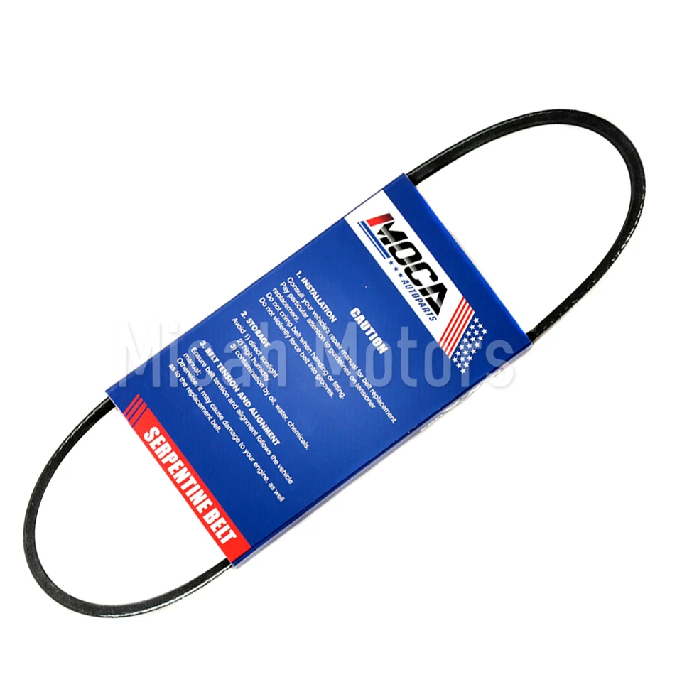 3X Serpentine Belt 3PK635 4PK865 5PK980 for 88-97 Toyota Celica Corolla 1.6 1.8L Foto 2 de 4