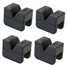 Jack Pad Adapter, Anti-Slip Jack Stand Lift Point Rubber Pads, Heavy Duty 4PCS