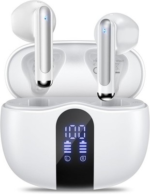 Bluetooth 5.4 Headphones HiFi Stereo with 4 HD Mic, 50H Playtime