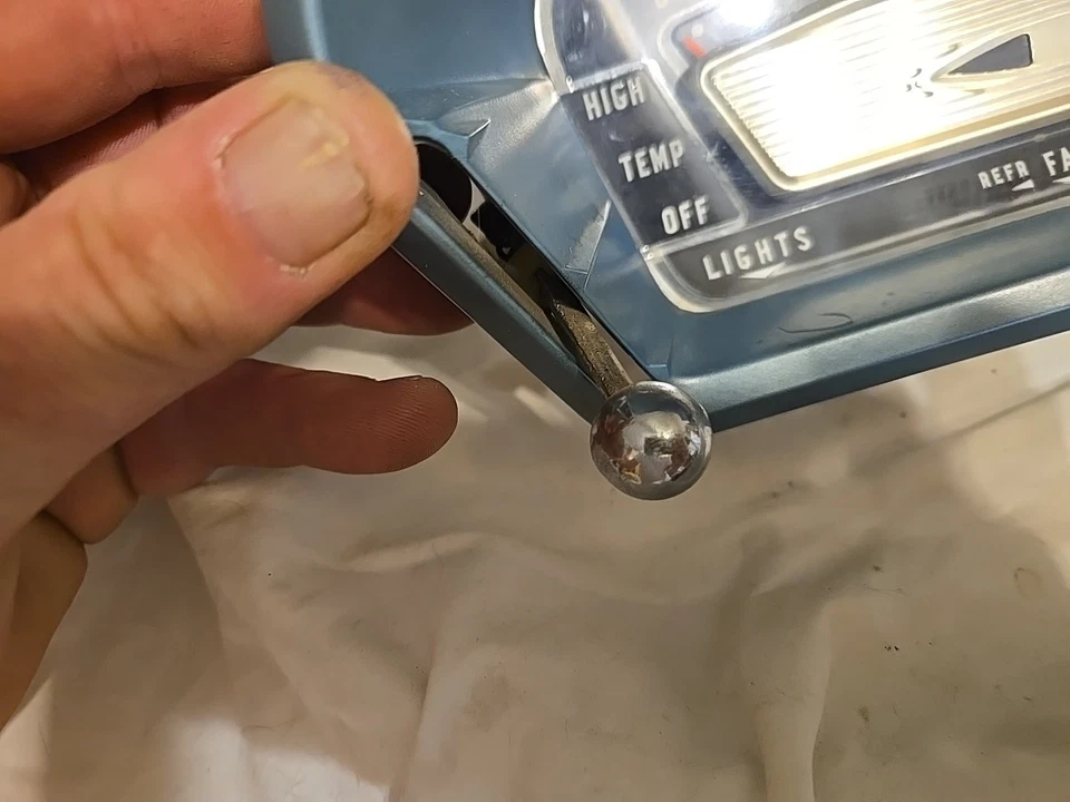 Rambler AMC 1962 velocímetro clásico americano calibre racimo 0 millas ojo meteorológico OEM Foto 3 de 4