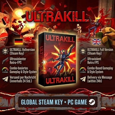 ULTRAKILL   Global   Key Code   PC Steam Windows | Retro FPS Shooter   