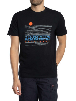 Napapijri Men's Relaxed Buti Graphic T-Shirt, Black
