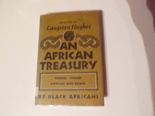 An African Treasury by Black Africans  Edited by Langston Hughes 1960 Ex Library
