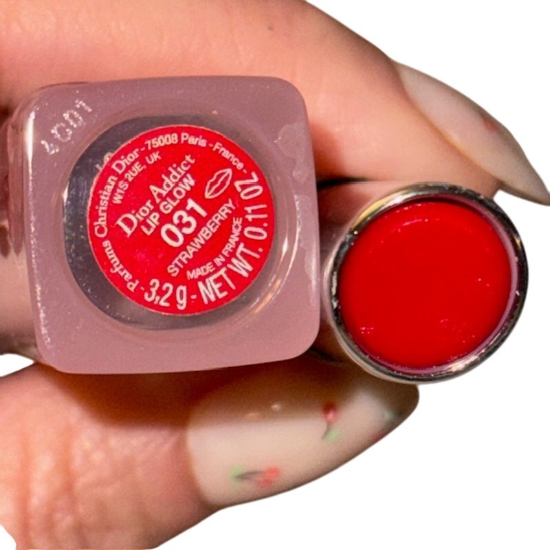 Dior Addict Lip Glow 031 Strawberry Cool Undertone Fresh Pink NWOB-image