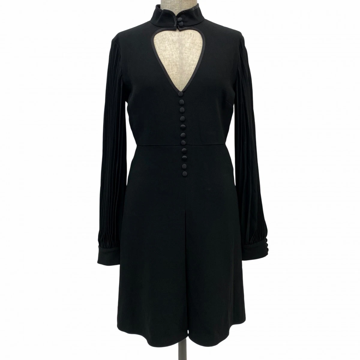GUCCI Femme VENTE 5app0092 Robe 36 Noir Rayonne Acétate Polyuréthane 609783 Femme