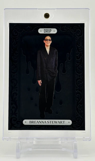 2025-26 Panini Instant WNBA Drip Breanna Stewart Black 1/1 New York Liberty