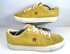 Converse A04158C One Star Pro VTG Suede Sneakers Trailhead Gold Sz M 6 WO's 7.5