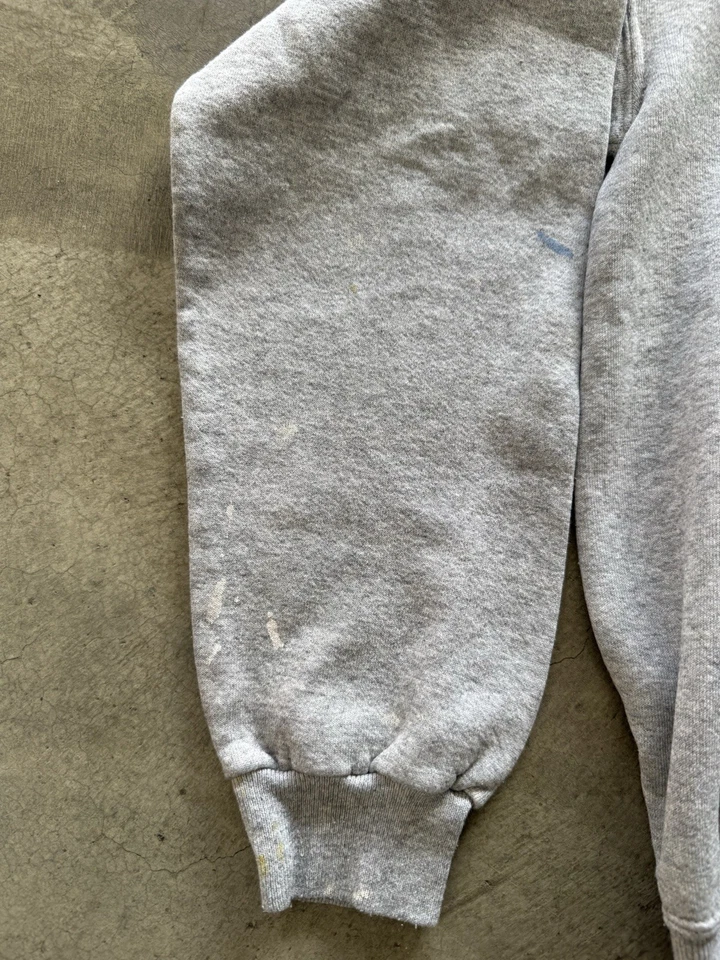 复古 90 年代罕见圣克鲁斯滑雪板 NHS 连帽衫运动衫大号灰色 — 第 3/4 张图片